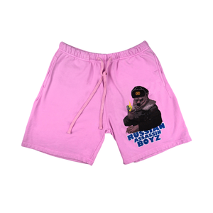 Russian General Bear Shorts- Pink