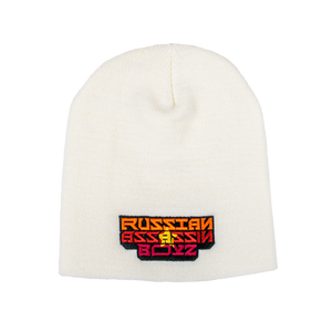 RAB Beanie - White/Red