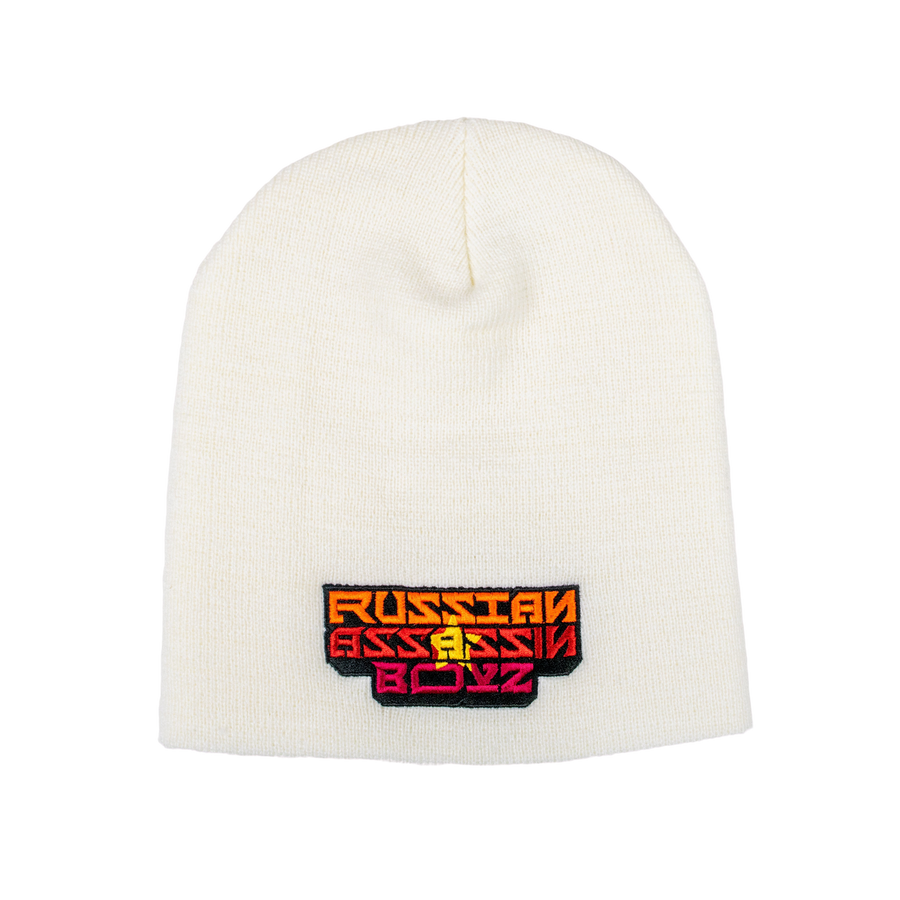 RAB Beanie - White/Red