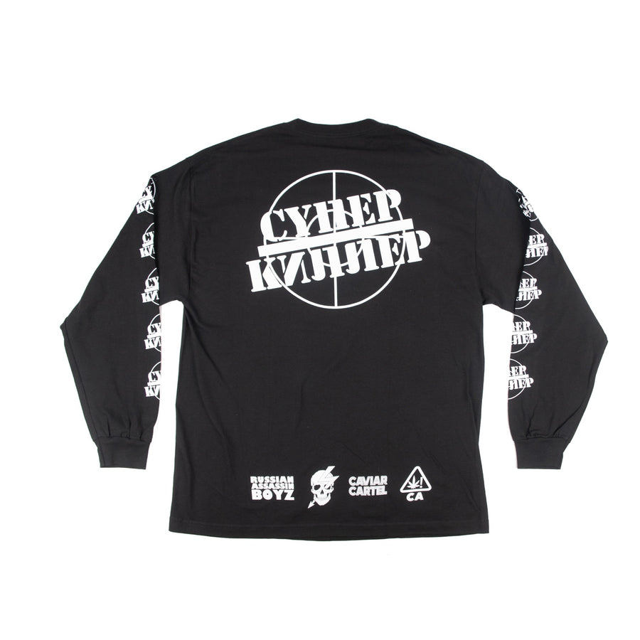 RAB X Caviar Cartel Russian Target  Long Sleeve - Black