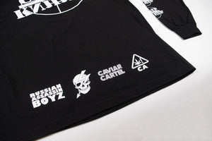 RAB X Caviar Cartel Russian Target  Long Sleeve - Black