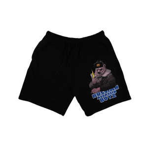 Russian General Bear Shorts- Black